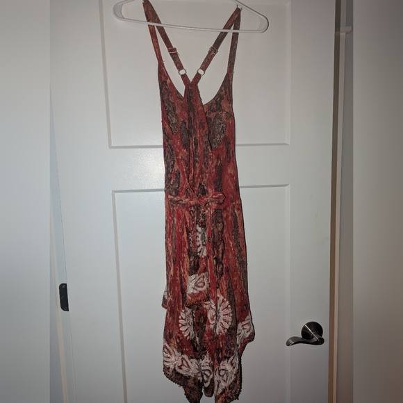 Colors of India Boho Handkerchief Bottom Dress - Picture 3 of 4